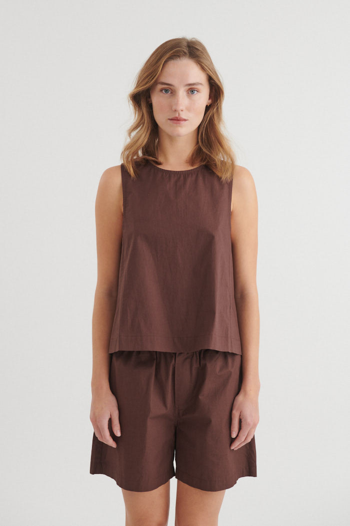 Basic Apparel Ida Top Toppe 864 Chicory coffee
